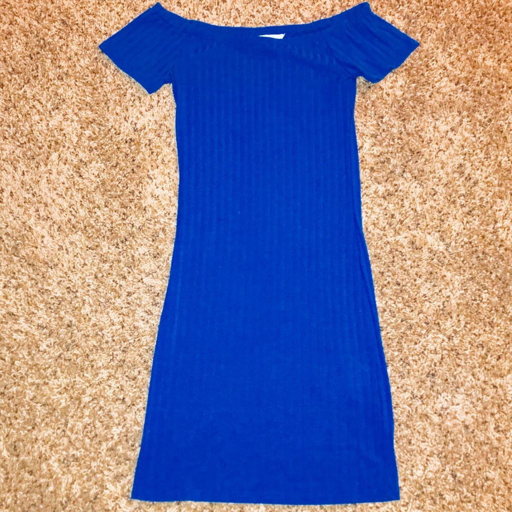 Forever 21 Fitted “Blueberry” Mini Dress